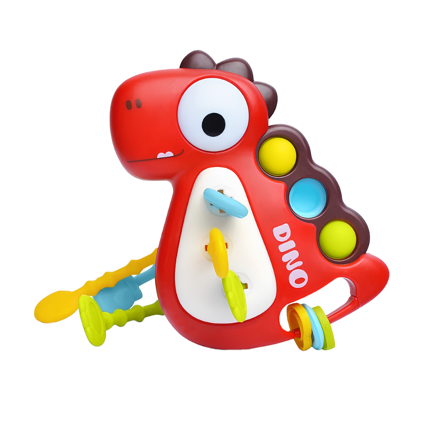 Игрушка-тянучка BUSY DINO, красная