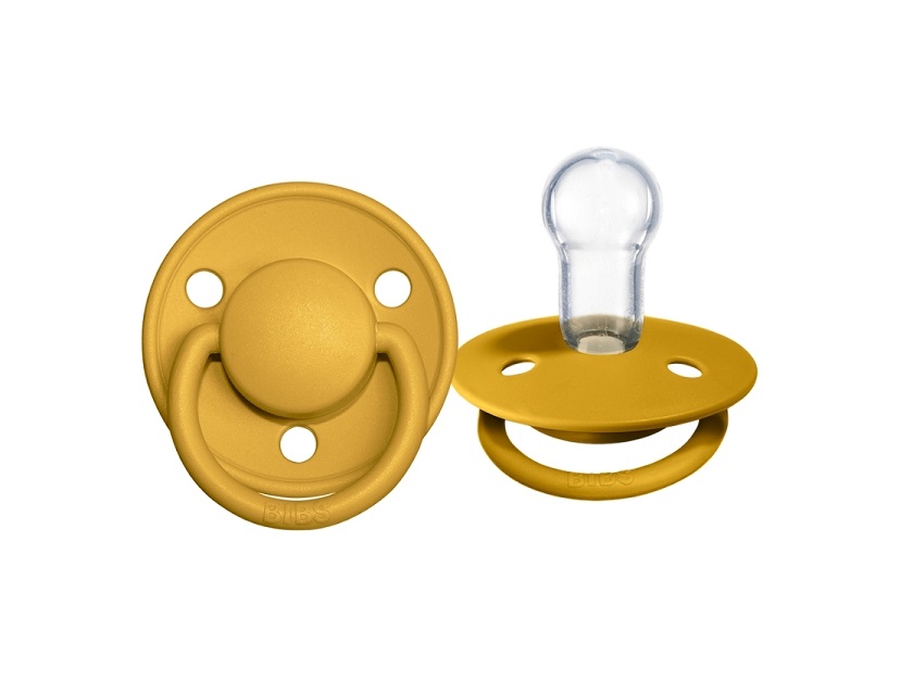 BIBS De Lux Silicone Mustard c  0+ 