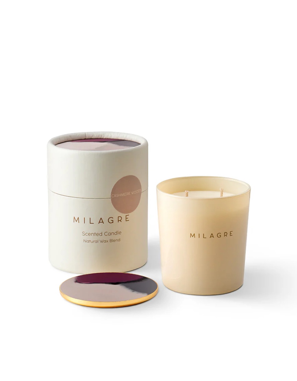 Свеча MILAGRE CASHMERE WOODS 230гр