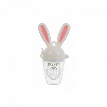  ROXY-KIDS Ниблер для прикорма малышей Bunny- розовый