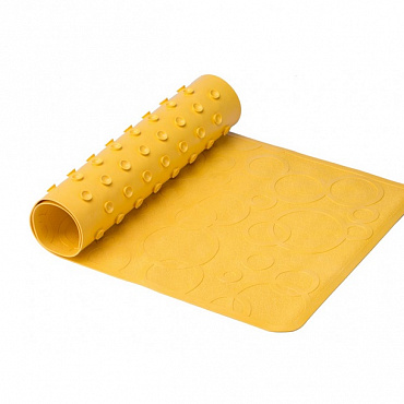  Антискользящий резиновый коврик, 35*76, цвет желтый